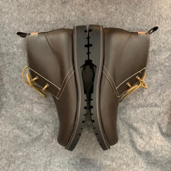 Tommy Hilfiger Men's Lace Up Casual Dress Brown Ankle Boots - Picture 8 of 12